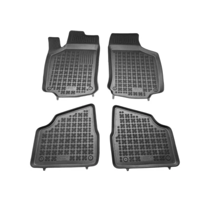 Bild av REZAW PLAST 200514 Ensemble de tapis sol Caoutchouc avant et arrière 4 noir Sur mesure OPEL: Corsa C 3/5 portes