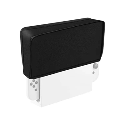 Bild av Mcbazel Switch/Switch OLED dammskydd, dammskyddande fodral för NS Switch/OLED omkopplare med Joycon on Dock svart