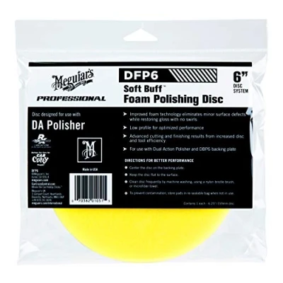 Bild av Meguiar&#039;s DFP5 Soft Buff Foam poleringsskiva poleringsdyna, hårdhetsgrad: medium, 140 mm