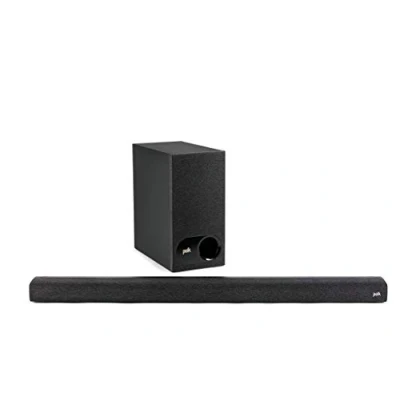 Bild av Polk Audio Signa S3 TV soundbar med subwoofer, HDMI ARC, Bluetooth, Google Chromecast, 5.1 Dolby Digital Decoding, AUX och optisk ingång