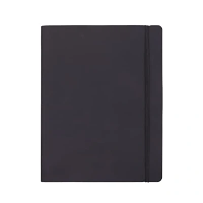 Bild av Amazon Basics Linjerad anteckningsbok med mjukt omslag, extra stor, svart, 25 x 20 cm
