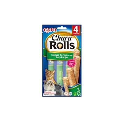 Bild av Churu Cat Rolls Chicken and Tuna Wrap 4 st