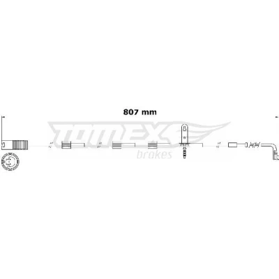 Bild av TOMEX brakes TX 31 00 Usure Des Plaquettes De Frein Essieu avant MINI: 3/5 portes, Clubman, Cabriolet