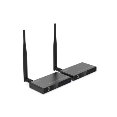 Bild av DIGITUS DS 55346 Trådlös HDMI förlängare/HDMI splitter (1:4) Full HD 1080p 60 Hz 100 m räckvidd Set: Sändare &amp; Mottagare Loop Out, IR Infraröd 1.4 HDCP 1.3
