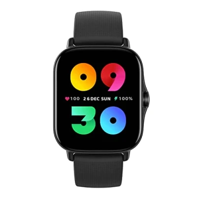 Bild av Amazfit GTS 2 Midnattssvart smart klocka med rem silikon display 1.65 Wi Fi, Bluetooth 24.7 g