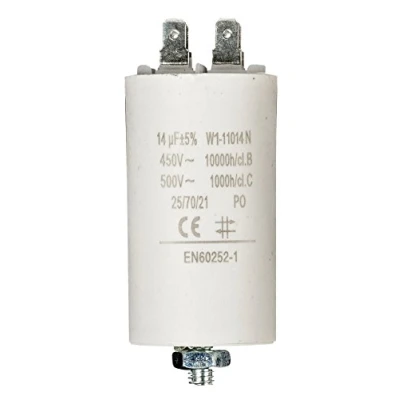 Bild av Fixapart 11014 startkondensator driftkondensator 14uF 14 µF med kontakt (motorkondensator)
