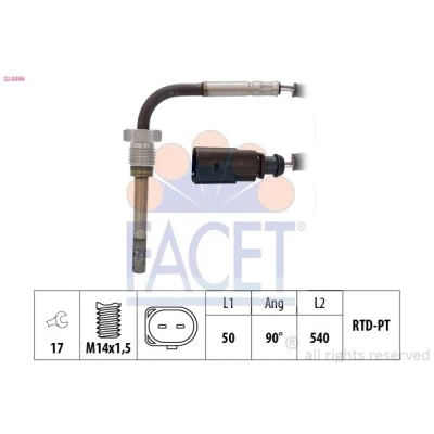 Bild av Sensor, avgastemperatur FACET 22.0288