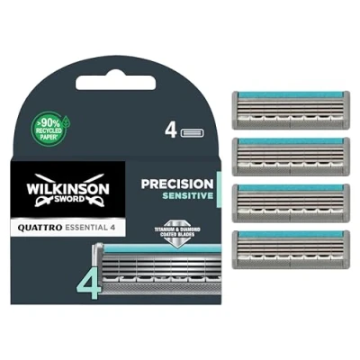 Bild av Wilkinson Sword Quattro Titanium Sensitive Blad 4 stycken st.