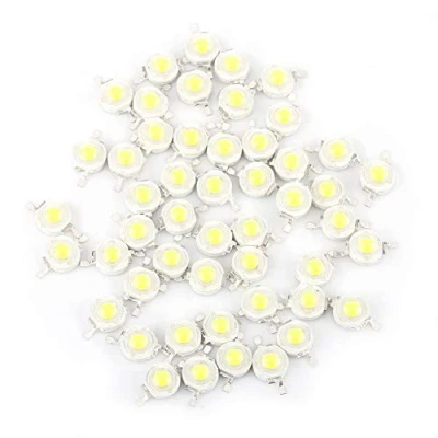 Bild av Fdit 50 st High Power Led Chip Super Light Intensity Warm White 3000 3500K Cool 6000 6500K Emitter Components Diode 1 W Glödlampa FLERVÄGSFÖRPACKNING (1#)