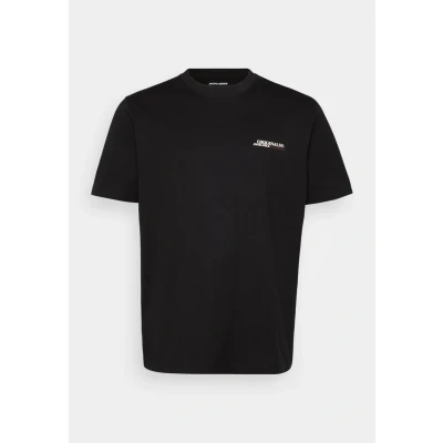 Bild av Jack &amp; Jones Jorislington TYPE TEE CREW NECK Tshirt med print, Storlek: 4XL, Black