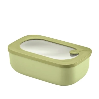 Bild av Guzzini Kitchen Active Design, STORE&amp;MORE BIO, Rektangulär lufttät behållare för kyl/frys/mikrovågsugn Grön avokado, 20 x12 x h7cm 900 ml 171001253