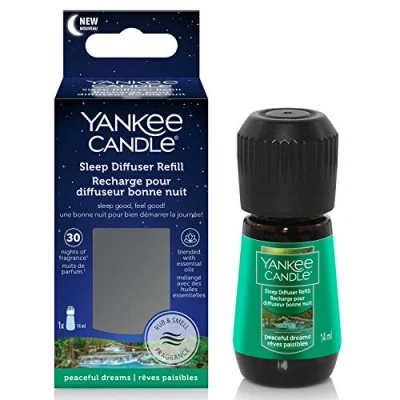 Bild av Yankee Candle Sleep Diffuser Refill Peaceful Dreams elektrisk doftspridare påfyllning upp till 30 nätters doft