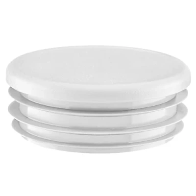 Bild av EMFA Lamellär Plugg runt 45 mm Vit,4 stycken, för rör Rund Stålrör mm, Plastplugg 4,5 cm