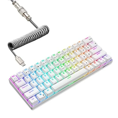 Bild av Royal Kludge Mechanical keyboard RK61 RGB brown switch (black) Gaming Tangentbord Amerikansk Engelska Svart