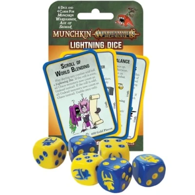 Bild av Munchkin Warhammer Age of Sigmar Ltg Dice Custom Dice, Perfect for use with Steve Jackson Games, DND, RPGs, Tabletop and Role Playing Adventures