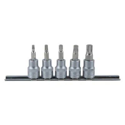 Bild av KS Tools 911.3923 3/8&quot; Bit jackmutter sats XZN, 5 delars, M4 M10