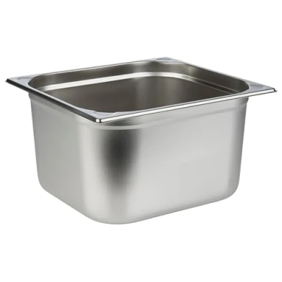 Bild av APS 81707 GN 2/3 behållare, rostfritt stål Gastronormbehållare, mått 325 x 355 mm/höjd 200 mm/volym 18 liter