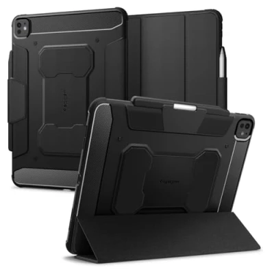 Bild av Spigen Rugged Armor Pro Fodral Kompatibel med iPad 13 Tum 7:e Generatie M4 (2024) Case Svart