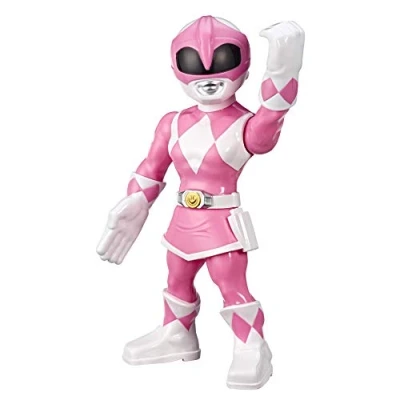 Bild av Playskool Heroes Mega Mighties Power Rangers Mighty Morphin 25 cm rosa Ranger figur, samlarleksak för barn från 3 år