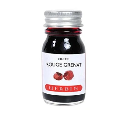 Bild av Herbin 11529T 10 ml bläck för reservoarpennor och rullpennor (produkt utan förpackning inget avfallsmål), rouge granat/granatröd