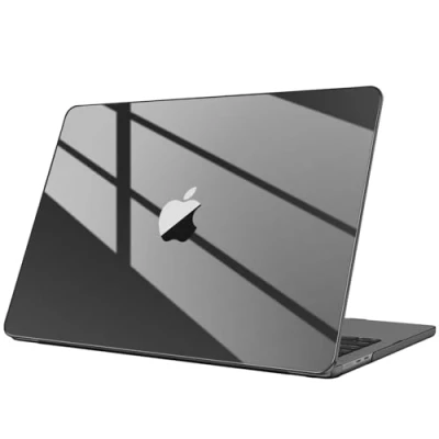 Bild av Fintie Skal kompatibelt med MacBook Pro 14 tum A2992 A2918 A2779 A2442 (20232021) M3 M2 M1 Pro/Max, förbättrat ultratunt fodral tum, kristallsvart