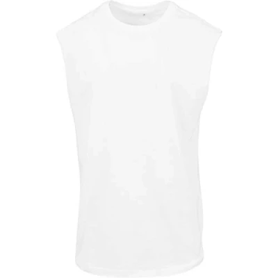 Bild av Build Your Brand T shirt för män överdimensionerad ärm vit S, Vit, S