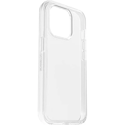 Bild av OtterBox Symmetry Clear skal för iPhone 14 Pro, stöttåligt, fallsäkert, skyddande tunt skal, testad till militärstandard x3, antimikrobiellt skydd, Klar