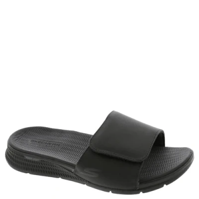 Bild av Skechers herr Go Consistent glidsandaler atletiska strandduschskor med skumdämpning, Svart, 10