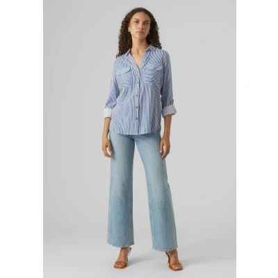 Bild av Vero Moda Vmbumpy NEW NOOS Blus, Storlek: Medium, Beaucoup blue