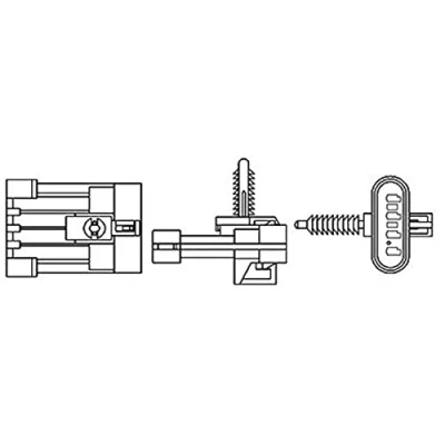 Bild av MAGNETI MARELLI 466016355074 Sonde lambda chauffé 4 OPEL: Zafira A, Astra G CC, Berline, CHEVROLET: Aveo / Kalos 3/5 portes