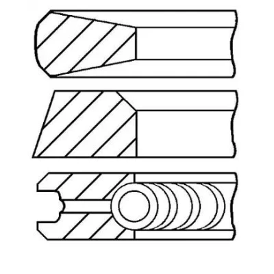 Bild av Kolvringsats GOETZE ENGINE 08 105500 00