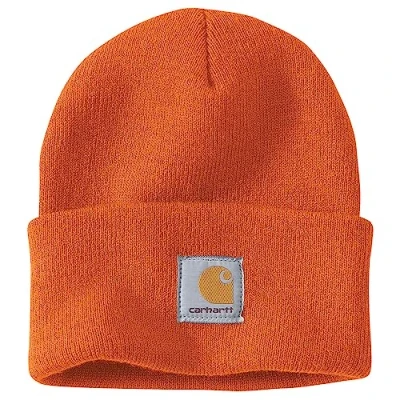 Bild av Carhartt Stickad mössa med manschetter för män, Marmelad, one size