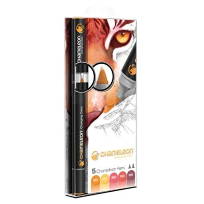 Bild av Chameleon CHAM0511 penna varma toner set med 5