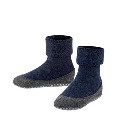 Bild av Falke Cosyshoe Homesocks WOOLMIX, Silicon GRIP Tofflor &amp; inneskor för barn, Storlek: 37/38, Dark blue