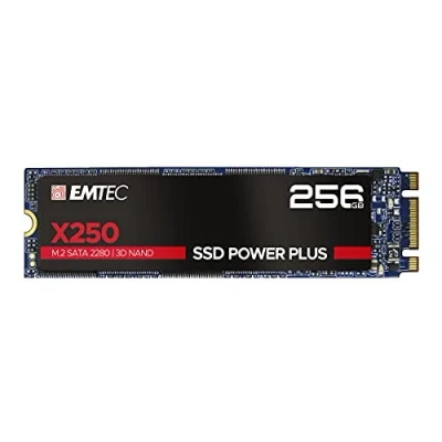 Bild av Emtec SSD M2 SATA x250 256 GB Power Plus 3D NAND