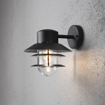 Bild av Konstsmide Utomhusvägglampa Modena, hängande, svart