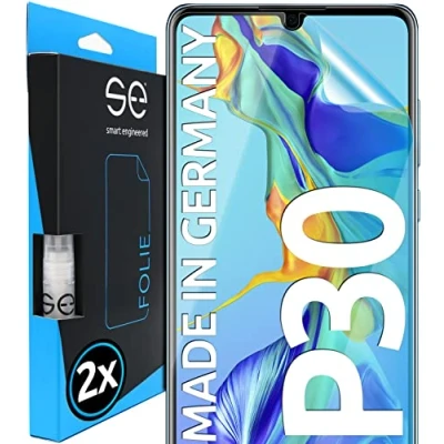 Bild av 2 x 3D Skärmskydd för Huawei P30 [smart engineered] Skyddsfilm, transparente displayskydd, skyddsfall vänliga, perfekta utskärningar, fodralvänligt