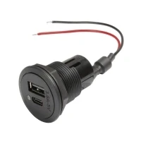 Bild av ProCar Power USB C/A dubbeluttag 12 eller 24 V/DC