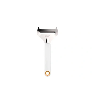 Bild av Fiskars osthyvel för mjukost, Rostfritt stål/plast, skärbredd: 6 cm, Functional Form, vit, 1016128