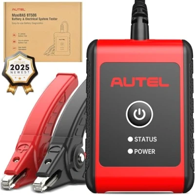 Bild av Autel Battery Tester MaxiBAS BT506, 6V 12V 100 2000 CCA Bilbatteri Analyzer, Vevfunktion &amp; Laddnings Test, Digitalt batteribelastningstestverktyg för alla fordon, In och Out of fordons Batteritest