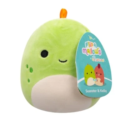 Bild av Squishmallows 13 cm P20 Flip A Mallows Seanster Velociraptor/Kelly Stegosaurus