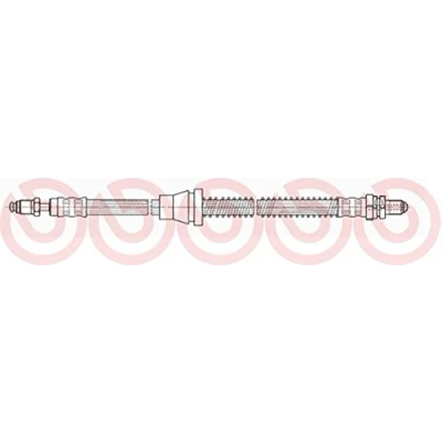 Bild av BREMBO T 24 031 Flexible De Frein 535 M10X1 FORD: KA 3 portes