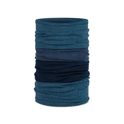 Bild av Buff® Merino Move multifunktionell duk herr dam vuxna, sömlös, elegans, varm, ekologisk, bekväm, mode, modern, urban, temperaturkontroll, en storlek, blå