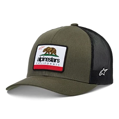 Bild av Alpinestars Grön Trucker Keps California 2.1 Military Green/Black @ Hatstore