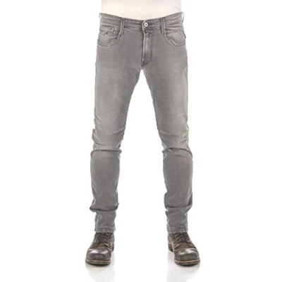 Bild av Replay herr Jeans Anbass, Grå (mörkgrå 096), 31W / 32L
