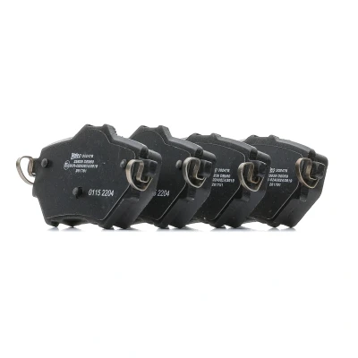 Bild av VALEO 302478 Jeu de plaquettes frein Essieu arrière contact signal d&#039;usure exclu avec tôle anti bruit PEUGEOT: 3008 II SUV, Rifter MPV