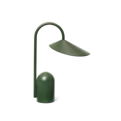 Bild av ferm LIVING LED bordslampa Arum, grön, dimbar, IP44