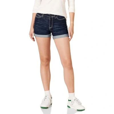 Bild av Amazon Essentials dam 4 tum denim shorts, Mörk tvätt, 16, lavering, 52