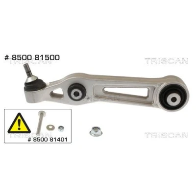 Bild av TRISCAN 8500 81500 Bras de suspension avec rotule suspension, support en caoutchouc barre oscillant transversal TESLA: Model S, X