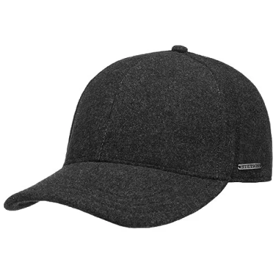 Bild av Stetson Vaby öronlapp Fullcap Herrar ullkeps vinterkeps keps Sluten på baksidan, med skärm, öronklaffar, foder, foder vinter höst XL (60 61 cm) antracit